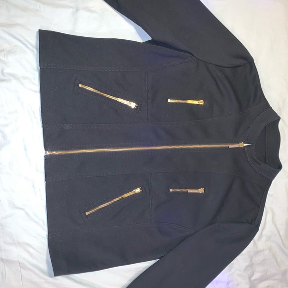 Michael Kors Jackets & Coats Michael Kors Black Jacket With Gold